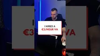 Thumbnail: I hired a VA for €3/hour