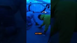 Thumbnail: Finishing concrete in sub-freezing conditions! ❄️ #shorts