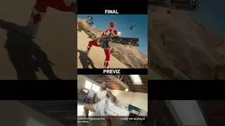 Thumbnail: Previz vs Final of my “Fortnite BR: Shock ‘N Awesome” live‑action trailer