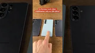 Thumbnail: Is Samsung’s new Horizon Lock video stabilization exclusive to S26 Ultra? #s26ultra #samsunggalaxy