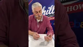 Thumbnail: Meeting Rollie Fingers at The PhillyShow, card convention on March 7th in Oaks PA.