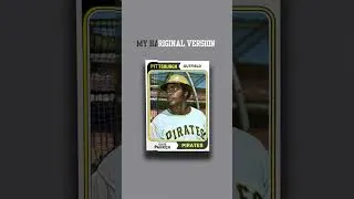 Thumbnail: Dave Parker Original vs. Handmade #sportscards #baseballplayer #sportscollectibles #baseball