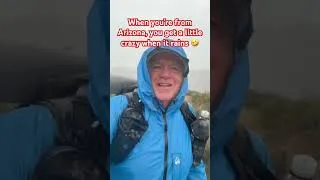 Thumbnail: Went out for a PCT training hike and ran into a storm. #hiking #pacificcresttrail #pct #pct2024