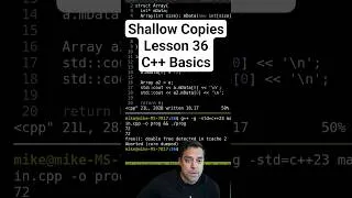 Thumbnail: shallow copies [C++ Shorts Lesson 36]
