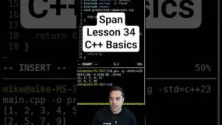 Thumbnail: span [C++ Shorts Lesson 34]