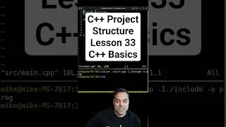 Thumbnail: c++ project structure [C++ Shorts Lesson 33]
