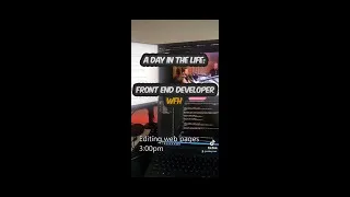 Thumbnail: Day in the life of a Frontend Developer in London