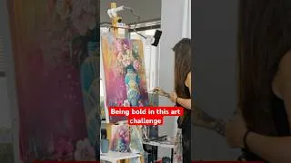 Thumbnail: Being bold with this painting challenge #art #challenge