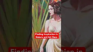 Thumbnail: Combining Art Deco with Nature #art #challenge