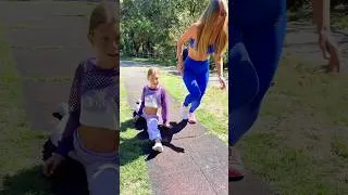 Thumbnail: When mom swaps shoes with you right in the middle of a park path split!