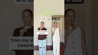 Thumbnail: AI in 2025 vs. AI in 2026 🤖 #Shorts