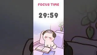 Thumbnail: 30 Minute Timer with music for classroom 🎵 Focus Timer Study Lofi pomodoro