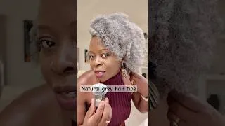 Thumbnail: How I keep my grey natural hair healthy #greyhair #4cnaturalhair #over50women #naturalhaircare