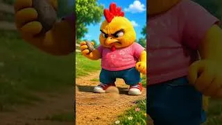 Thumbnail: The Hen's Funny Bicycle Ride!** 😂