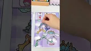 Thumbnail: Sanrio Mermaid 😍😍😍 #sticker #papercraft #tocaboca #paperdoll