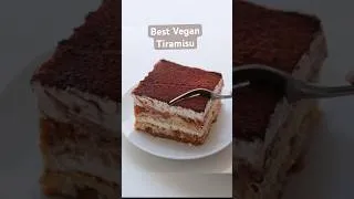 Thumbnail: Best EVER Tiramisu Recipe #vegan #tiramisu