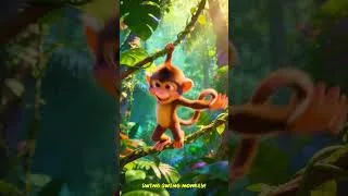 Thumbnail: 🐵 Swing Swing Monkey | Fun Monkey Song for Kids | Jump Jump Jump! 🎵