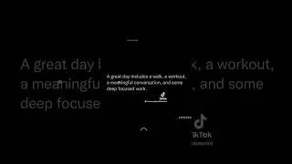 Thumbnail: A Good Day -  #motivation #prosperitymindset #quotes