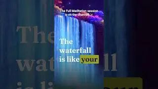 Thumbnail: ✨ Find that special place in your mind for PEACE! ✨  #dailymeditation #waterfall