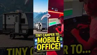 Thumbnail: I Turned My Tiny Camper Into a Mobile Office #automobile #rvlife #camping