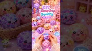 Thumbnail: How to Make Dumpling Squishy #shorts #diy #craft
