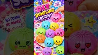 Thumbnail: How to Make Viral Dumpling Squishy #shorts #craft #diy