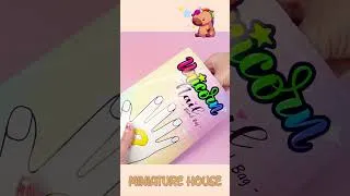 Thumbnail: UNICORN Nails Blind Bag 💅 🦄💖💛💚💙💜 #asmr #blindbag #papercraft #paperdiy