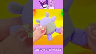 Thumbnail: DIY Item decor for Kuromi room - Baku and Clock Kuromi with Clay 💜