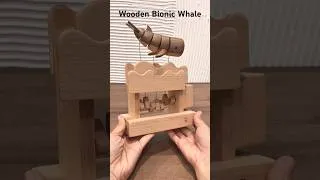 Thumbnail: Handcrafted Wooden Bionic Whale Automaton #victmax #giftideas
