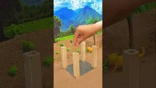 Thumbnail: diy mini construction cow shed science project @MiniCreative1