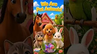 Thumbnail: We Are Pet Animals 🐶 | Pet Animals Song for Kids | Mini Minds Learning TV #kids #preschoollearning