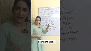 Thumbnail: Standard Error #economics #ugcnet #jrf #standard #error
