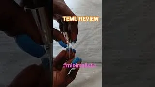 Thumbnail: TEMU REVIEW Refillable Perfume Bottle #temureview #minimalistic