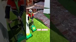 Thumbnail: Lawn mowing for toddlers with Blippi Song #lawnmower #blippi