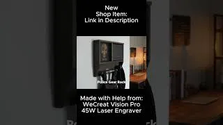 Thumbnail: New Police Gear Rack with Biometric Safe