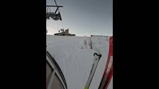 Thumbnail: first gondola at 6.40 #badkleinchircheim #skiing #skiracing