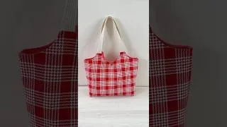 Thumbnail: Sewing cute tote bag #sewing #diybag #versatilesewin #shorts