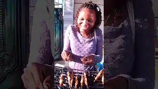 Thumbnail: Kenyan girl selling street food. Wanna see more?