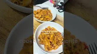 Thumbnail: Panang Curry w/ shrimp and steak , Jambalaya seafood pasta & marry me Salmon with teriyaki udon 🍜