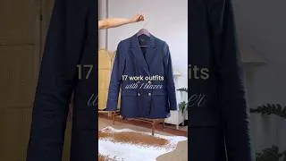 Thumbnail: 17 Summer Work Outfits from 1 Blazer 💼 #capsulewardrobe #quince #workwear