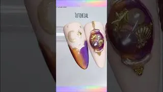 Thumbnail: Easy cateye ombre cosmic nail art. #nailart #cateyenailart #ombrenails #cosmicnailart #cosmicvibes