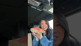 Thumbnail: Giant Sushi Salmon Taste Test! #sushi #foodie #mukbang
