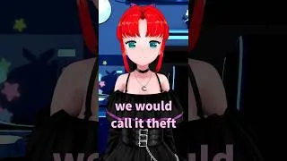 Thumbnail: Misty Kathrine Says We Should Call it Theft #VTuber #ENVTuber #YouTube #Shorts
