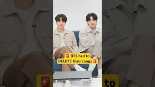 Thumbnail: 🚨 BTS had to DELETE songs #bts