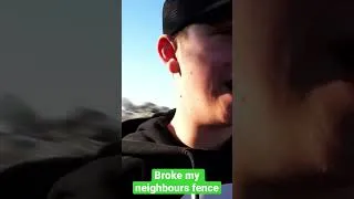 Thumbnail: BREAKING MY NEIGHBOURS FENCE 😮