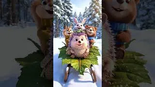 Thumbnail: Mit and Friends Play in the Snow | Bunny & Squirrel Winter Fun | Cute Animal 3D Animation