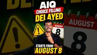 Thumbnail: AIQ Round 1 Extended - Choice Filling is Extended - Mizpah Academy