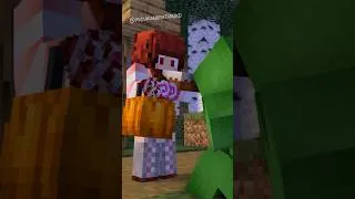 Thumbnail: Halloween but Mikey is Unlucky - MAIZEN Minecraft Animation #shorts