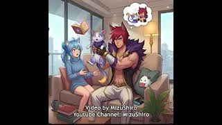 Thumbnail: Jealous Sett vs Yuumi 😁 (Rory x Sett) #Sett #RoryMizuShiro #leagueoflegends #anime