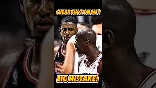 Thumbnail: When Kurt Thomas Tried to Bully Michael Jordan... BIG Mistake! 🐐#shorts